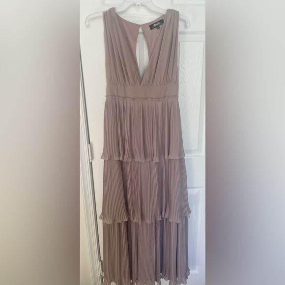 Lulus Gently Adrift Pleated Maxi Dress in Nude/Taupe - Picture 5 of 5